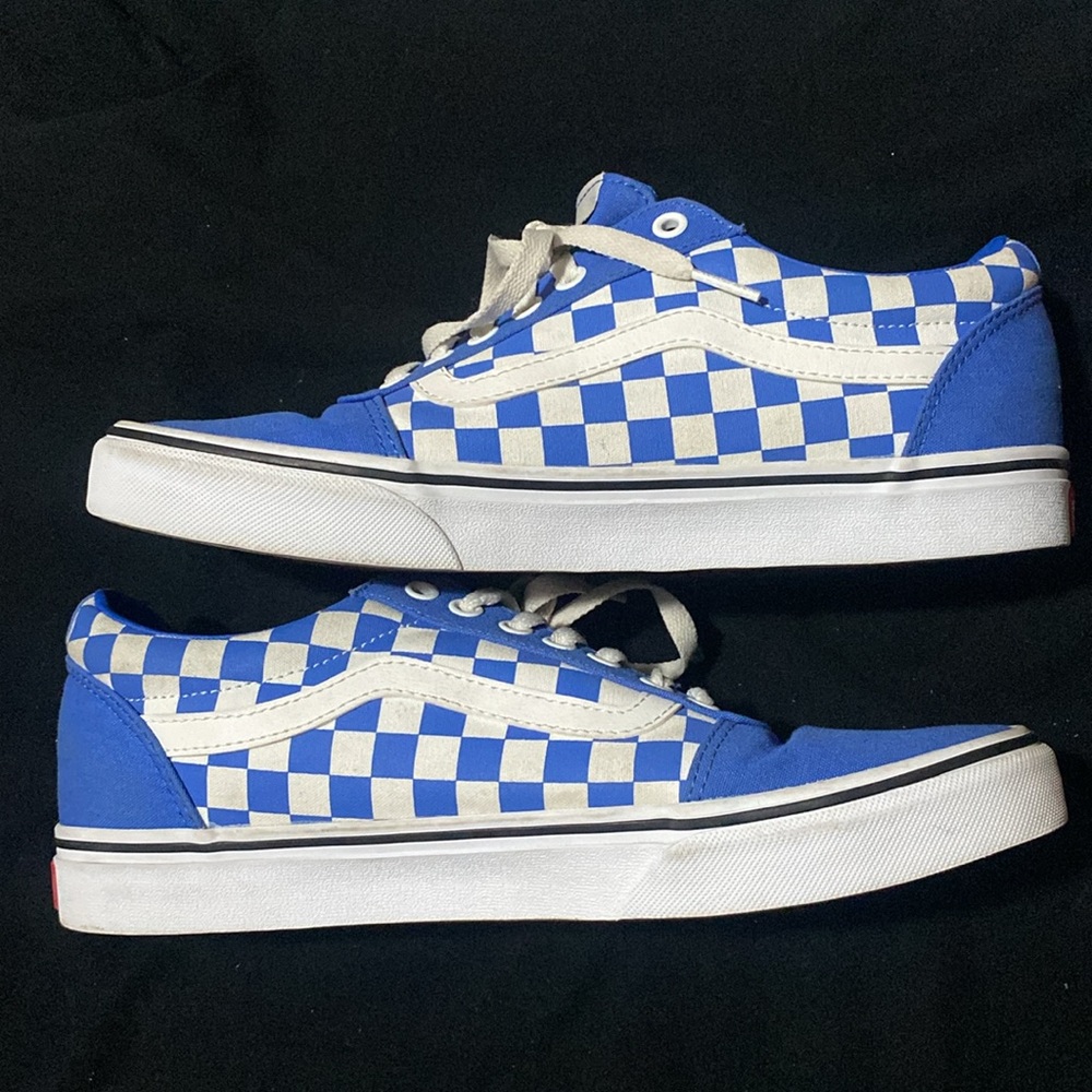 Classic blue & white checkered vans - Picture 4 of 6